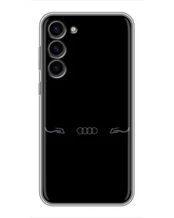 Чохол для Samsung Galaxy S23 Plus з картинкою «Audi — світловий підпис»