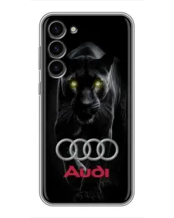 Чохол для Samsung Galaxy S23 Plus з картинкою «Пантера та Audi»