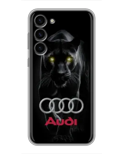 Чохол для Samsung Galaxy S23 Plus з картинкою «Пантера та Audi» Чохол для Samsung Galaxy S23 Plus з картинкою «Пантера та Audi»