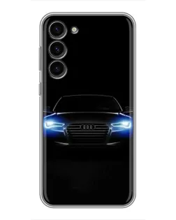 Чохол для Samsung Galaxy S23 Plus з картинкою «Audi в неоні»