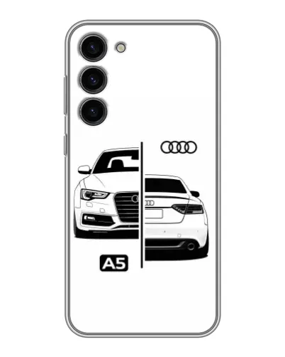 Чохол для Samsung Galaxy S23 Plus з картинкою «Audi — контрастний дизайн» Чохол для Samsung Galaxy S23 Plus з картинкою «Audi — контрастний дизайн»