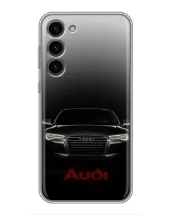 Чохол для Samsung Galaxy S23 Plus з картинкою «Audi — градієнтний контур»