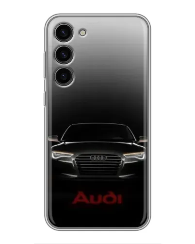 Чохол для Samsung Galaxy S23 Plus з картинкою «Audi — градієнтний контур» Чохол для Samsung Galaxy S23 Plus з картинкою «Audi — градієнтний контур»