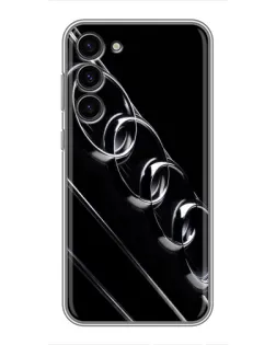 Чохол для Samsung Galaxy S23 Plus з картинкою «Audi — абстрактні кільця»