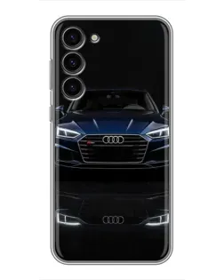 Чохол для Samsung Galaxy S23 Plus з картинкою «Audi — нічне відображення»