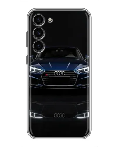 Чохол для Samsung Galaxy S23 Plus з картинкою «Audi — нічне відображення» Чохол для Samsung Galaxy S23 Plus з картинкою «Audi — нічне відображення»