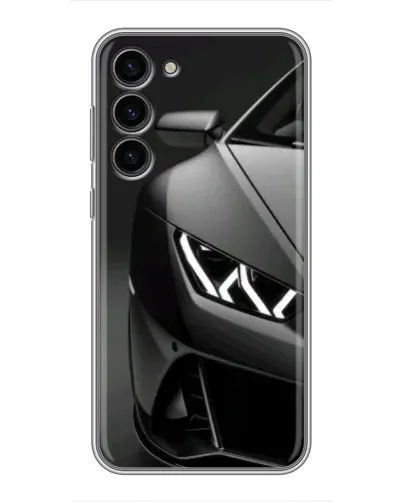 Чехол для Samsung Galaxy S23 Plus с картинкой «Lamborghini фары детализация»