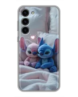 Чохол для Samsung Galaxy S23 Plus з картинкою «Плюшеві Стіч Ангел»