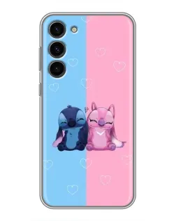 Чохол для Samsung Galaxy S23 Plus з картинкою «Stitch та Angel Love»