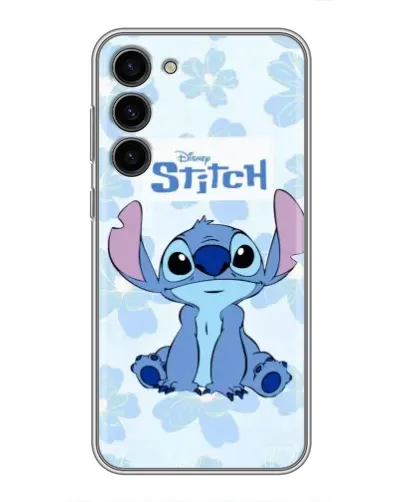 Чохол для Samsung Galaxy S23 Plus з картинкою «Stitch серед квітів» Чохол для Samsung Galaxy S23 Plus з картинкою «Stitch серед квітів»