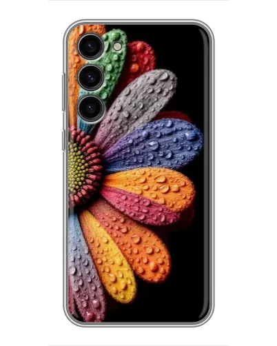Чохол для Samsung Galaxy S23 Plus з картинкою «Райдужна квітка» Чохол для Samsung Galaxy S23 Plus з картинкою «Райдужна квітка»