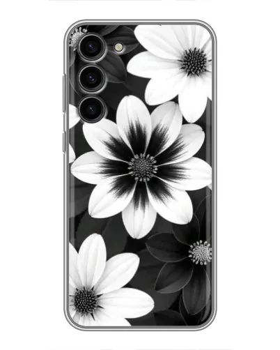 Чохол для Samsung Galaxy S23 Plus з картинкою «Монохромні айстри» Чохол для Samsung Galaxy S23 Plus з картинкою «Монохромні айстри»
