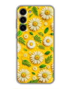 Чохол для Samsung Galaxy S23 Plus з картинкою «Ромашкове сонце»