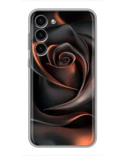 Чохол для Samsung Galaxy S23 Plus з картинкою «Шовкова чорна троянда» Чохол для Samsung Galaxy S23 Plus з картинкою «Шовкова чорна троянда»