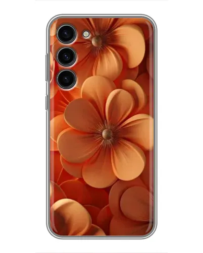 Чохол для Samsung Galaxy S23 Plus з картинкою «Помаранчева макро квітка» Чохол для Samsung Galaxy S23 Plus з картинкою «Помаранчева макро квітка»