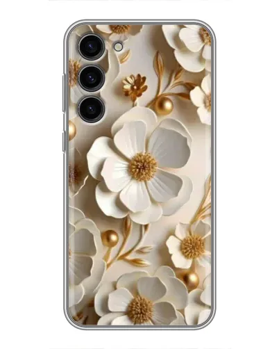 Чохол для Samsung Galaxy S23 Plus з картинкою «Білі паперові квіти» Чохол для Samsung Galaxy S23 Plus з картинкою «Білі паперові квіти»