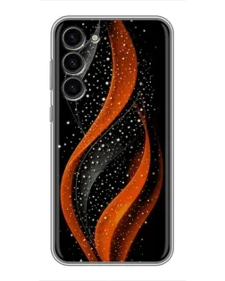 Чохол для Samsung Galaxy S23 Plus з картинкою «Вогняна зоряна хвиля»