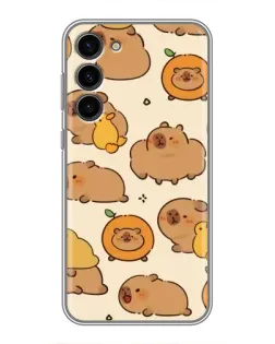 Чехол для Samsung Galaxy S23 Plus с картинкой «Капибары с апельсинами» Чехол для Samsung Galaxy S23 Plus с картинкой «Капибары с апельсинами»