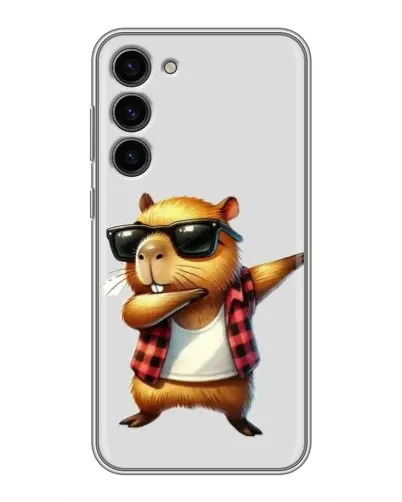 Чехол для Samsung Galaxy S23 Plus с картинкой «Капибара рэпер даб» Чехол для Samsung Galaxy S23 Plus с картинкой «Капибара рэпер даб»