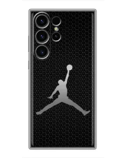 Чехол для Samsung Galaxy S23 Ultra с картинкой «Jordan Dark Carbon»