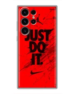 Чехол для Samsung Galaxy S23 Ultra с картинкой «Nike Just Do It»