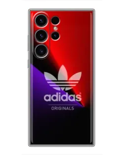 Чехол для Samsung Galaxy S23 Ultra с картинкой «Adidas Red Neon»