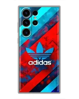 Чехол для Samsung Galaxy S23 Ultra с картинкой «Абстракция Adidas»