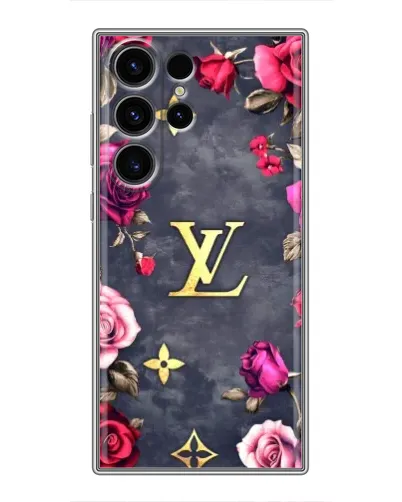 Чехол для Samsung Galaxy S23 Ultra с картинкой «Цветочный Louis Vuitton» Чехол для Samsung Galaxy S23 Ultra с картинкой «Цветочный Louis Vuitton»