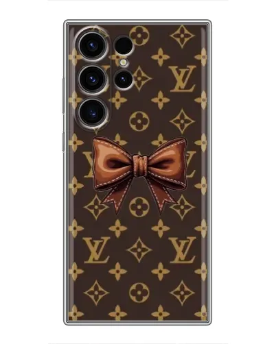 Чехол для Samsung Galaxy S23 Ultra с картинкой «LV с бантом» Чехол для Samsung Galaxy S23 Ultra с картинкой «LV с бантом»