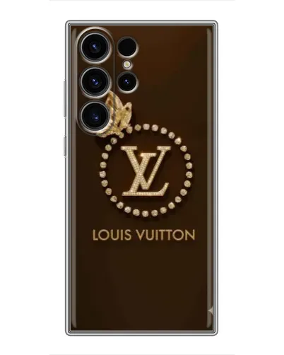 Чехол для Samsung Galaxy S23 Ultra с картинкой «LV — золотая печать» Чехол для Samsung Galaxy S23 Ultra с картинкой «LV — золотая печать»
