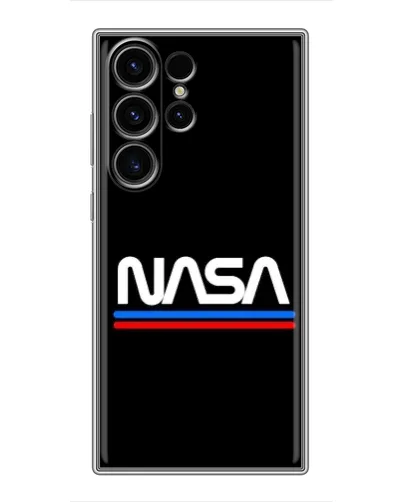 Чехол для Samsung Galaxy S23 Ultra с картинкой «NASA — классика Red Blue» Чехол для Samsung Galaxy S23 Ultra с картинкой «NASA — классика Red Blue»