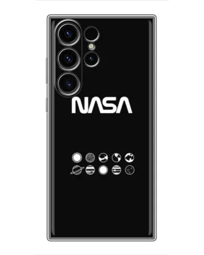 Чехол для Samsung Galaxy S23 Ultra с картинкой «NASA — технический принт» Чехол для Samsung Galaxy S23 Ultra с картинкой «NASA — технический принт»