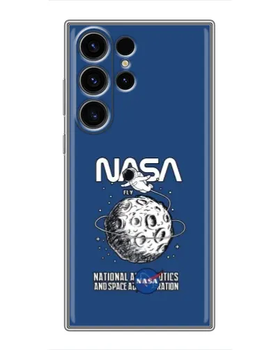 Чехол для Samsung Galaxy S23 Ultra с картинкой «NASA — лунная миссия» Чехол для Samsung Galaxy S23 Ultra с картинкой «NASA — лунная миссия»