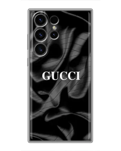 Чехол для Samsung Galaxy S23 Ultra с картинкой «Gucci — шелковые волны»
