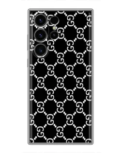 Чехол для Samsung Galaxy S23 Ultra с картинкой «Gucci — сетчатый паттерн» Чехол для Samsung Galaxy S23 Ultra с картинкой «Gucci — сетчатый паттерн»