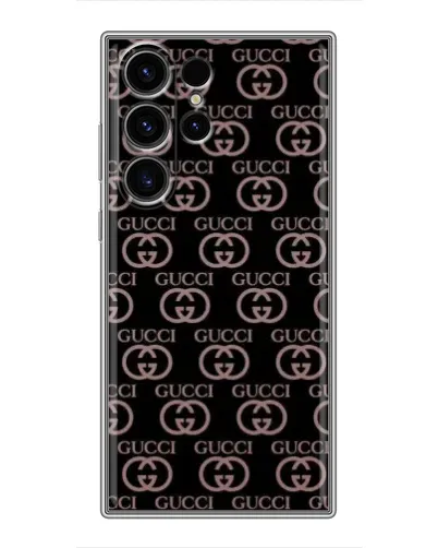 Чехол для Samsung Galaxy S23 Ultra с картинкой «Классическая монограмма Gucci»