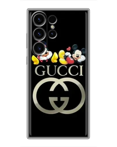 Чехол для Samsung Galaxy S23 Ultra с картинкой «Gucci — герои Disney»