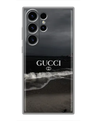 Чехол для Samsung Galaxy S23 Ultra с картинкой «Gucci — морской прибой»