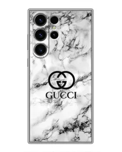 Чехол для Samsung Galaxy S23 Ultra с картинкой «Gucci — мраморный шик» Чехол для Samsung Galaxy S23 Ultra с картинкой «Gucci — мраморный шик»