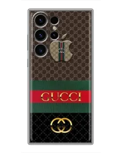 Чехол для Samsung Galaxy S23 Ultra с картинкой «Gucci — брендированный десерт» Чехол для Samsung Galaxy S23 Ultra с картинкой «Gucci — брендированный десерт»