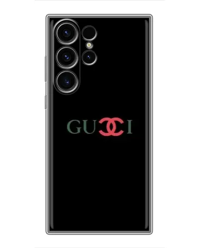 Чехол для Samsung Galaxy S23 Ultra с картинкой «Gucci — красный градиент»