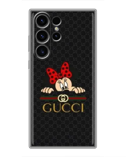 Чехол для Samsung Galaxy S23 Ultra с картинкой «Минни Маус Gucci — черный» Чехол для Samsung Galaxy S23 Ultra с картинкой «Минни Маус Gucci — черный»