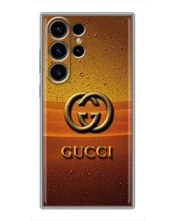 Чехол для Samsung Galaxy S23 Ultra с картинкой «Gucci — солнечный градиент» Чехол для Samsung Galaxy S23 Ultra с картинкой «Gucci — солнечный градиент»