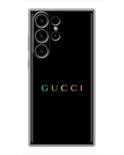 Чехол для Samsung Galaxy S23 Ultra с картинкой «Gucci — неоновый минимализм» Чехол для Samsung Galaxy S23 Ultra с картинкой «Gucci — неоновый минимализм»