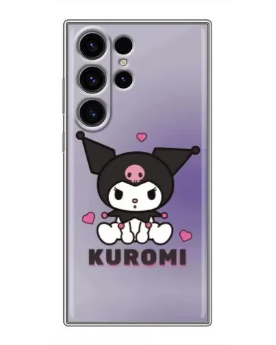 Чехол для Samsung Galaxy S23 Ultra с картинкой «Kuromi — фиолетовый арт» Чехол для Samsung Galaxy S23 Ultra с картинкой «Kuromi — фиолетовый арт»