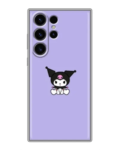 Чехол для Samsung Galaxy S23 Ultra с картинкой «Kuromi — фиолетовый минимализм» Чехол для Samsung Galaxy S23 Ultra с картинкой «Kuromi — фиолетовый минимализм»