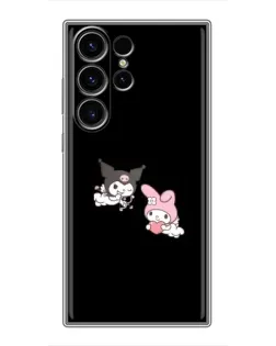 Чехол для Samsung Galaxy S23 Ultra с картинкой «My Melody и Kuromi»