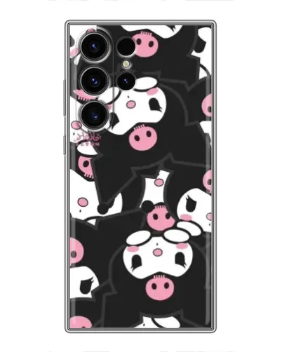 Чехол для Samsung Galaxy S23 Ultra с картинкой «Паттерн голов Куроми» Чехол для Samsung Galaxy S23 Ultra с картинкой «Паттерн голов Куроми»