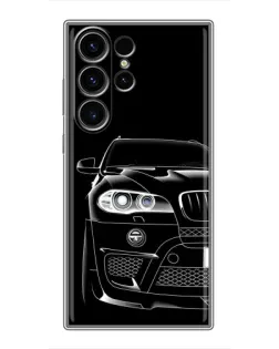 Чехол для Samsung Galaxy S23 Ultra с картинкой «Темный силуэт BMW» Чехол для Samsung Galaxy S23 Ultra с картинкой «Темный силуэт BMW»