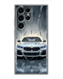 Чехол для Samsung Galaxy S23 Ultra с картинкой «BMW в свете фар» Чехол для Samsung Galaxy S23 Ultra с картинкой «BMW в свете фар»